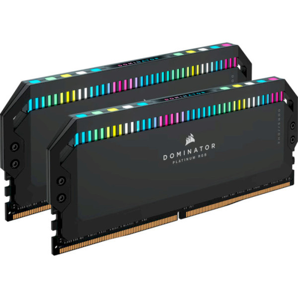 Память для настольных компьютеров Corsair 64 GB (2x32GB) DDR5 6400 MHz DOMINATOR PLATINUM RGB  Фото №3