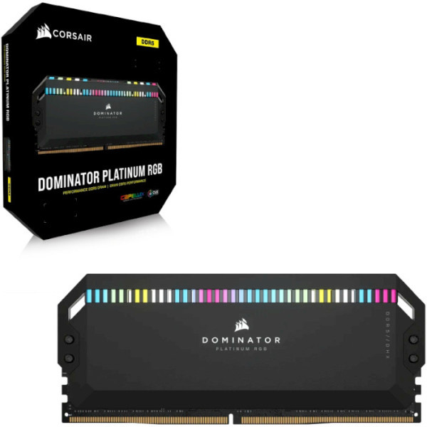 Память для настольных компьютеров Corsair 64 GB (2x32GB) DDR5 6400 MHz DOMINATOR PLATINUM RGB  Фото №6