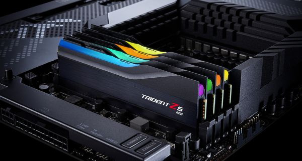 Память для настольных компьютеров G.Skill 32GB (2x16GB) DDR5 6000MHz Trident Z5 RGB Black (F5-6000J3636F16GX2-TZ5RK)  Фото №1