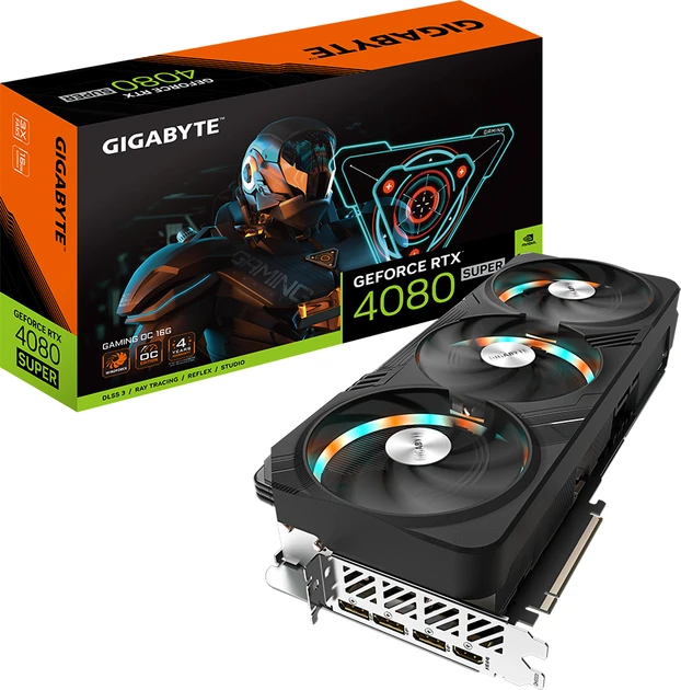 Відеокарта Gigabyte GeForce RTX 4080 SUPER GAMING OC 16G (GV-N408SGAMING OC-16GD)  Фото №6