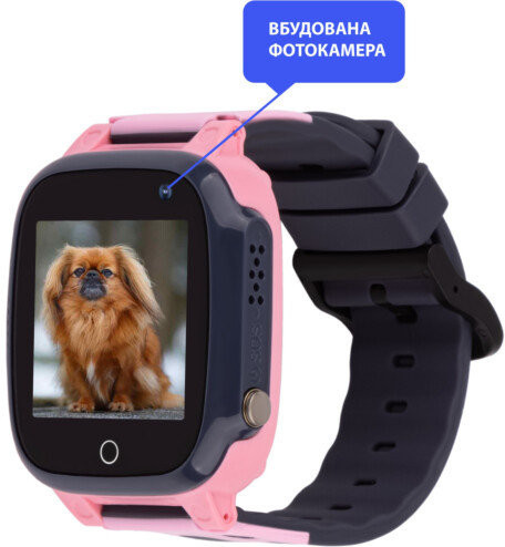 Детские умные часы AmiGo GO008 MILKY Pink  Фото №4