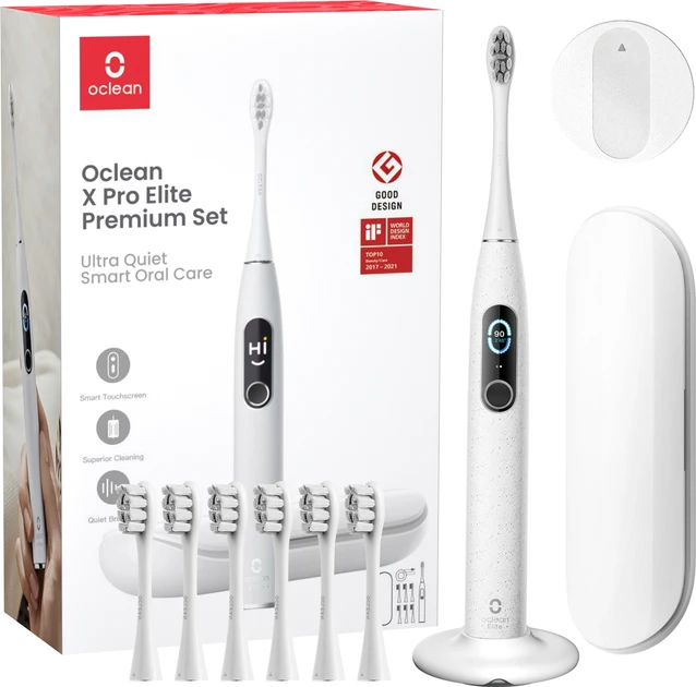 Электрическая зубная щетка Oclean X Pro Elite Premium Set (6970810552089)