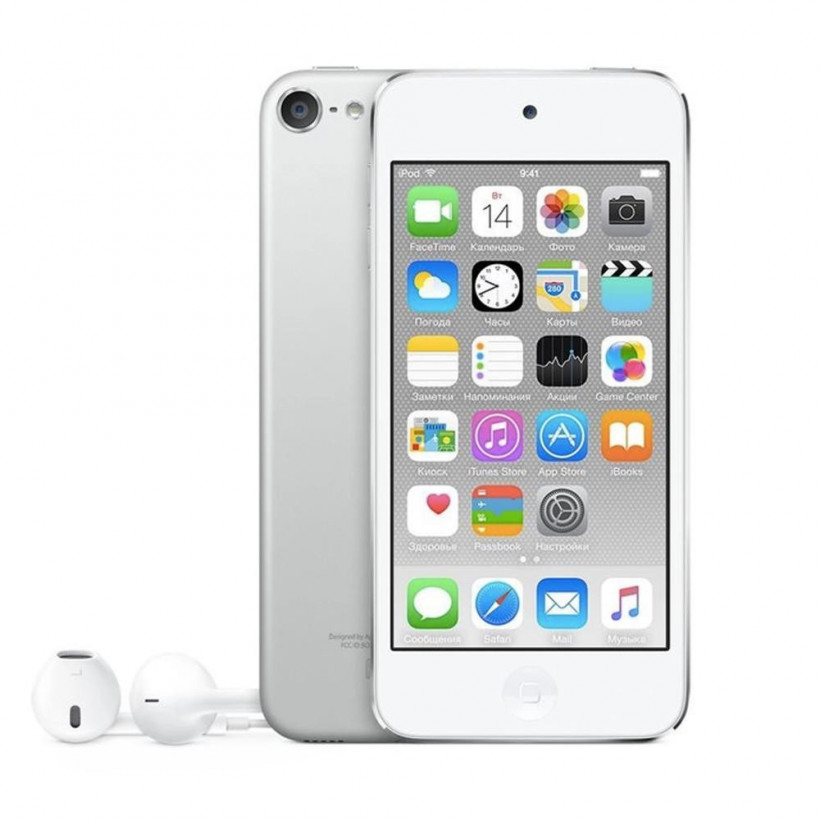 Мультимедійний портативний програвач Apple iPod touch 6Gen 128GB Silver (MKWR2)