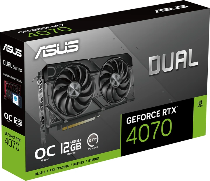 Видеокарта Asus DUAL-RTX4070-O12G-EVO  Фото №12