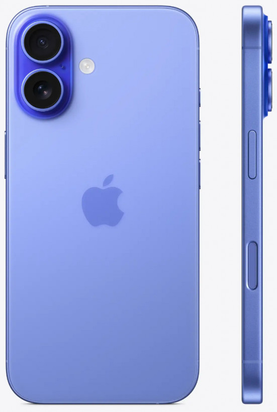 Смартфон Apple iPhone 16 256GB Ultramarine (MYEH3)  Фото №0