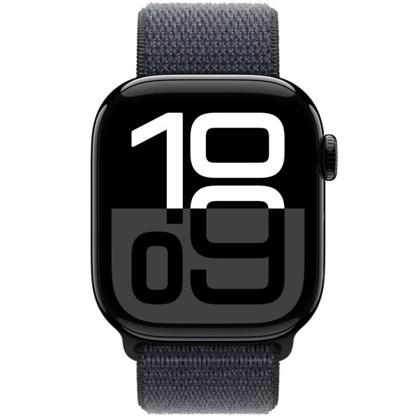 Смарт-часы Apple Watch Series 10 GPS 42mm Jet Black Alu. Case w. Black Sport Band - S/M (MWWE3)  Фото №0