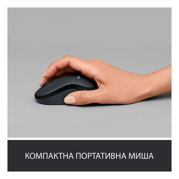 Мышь Logitech M220 Silent Dark Gray (910-004878)  Фото №2