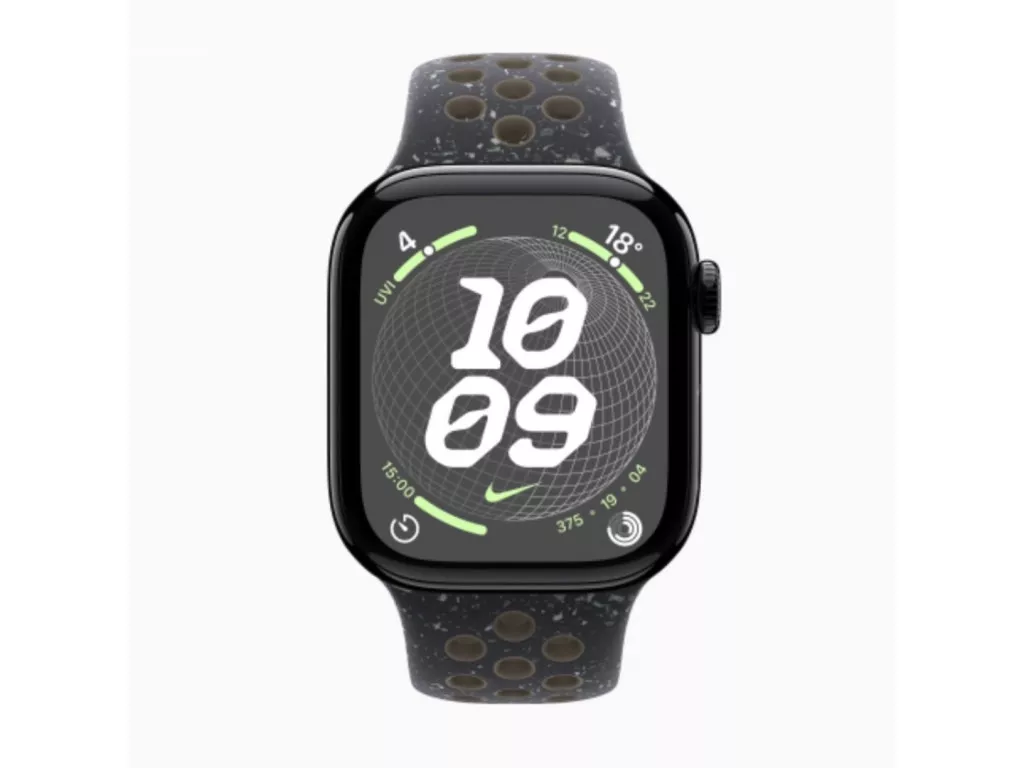 Смарт-годинник Apple Watch Series 10 GPS 46mm Jet Black Aluminum (MWX13) + Midnight Nike Sport Band M/L (MYL73)