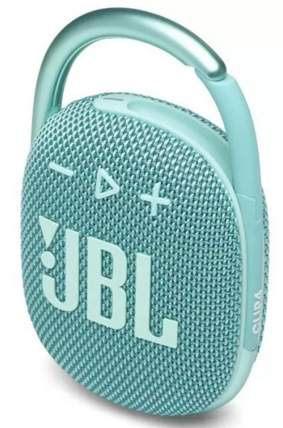 Портативні колонки JBL Clip 4 Teal (JBLCLIP4TEAL)  Фото №1