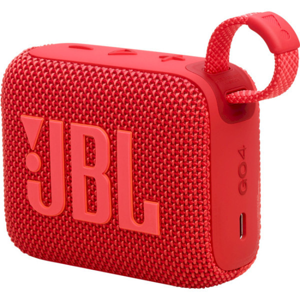 Портативная колонка JBL Go 4 Red (JBLGO4RED)  Фото №3