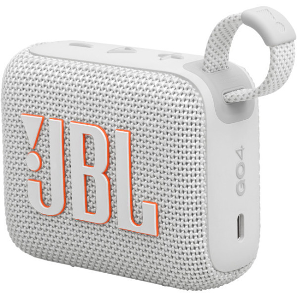 Портативная колонка JBL Go 4 White (JBLGO4WHT)  Фото №3