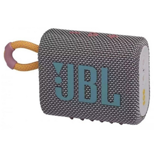 Портативная колонка JBL Go 3 Gray (JBLGO3GRY)