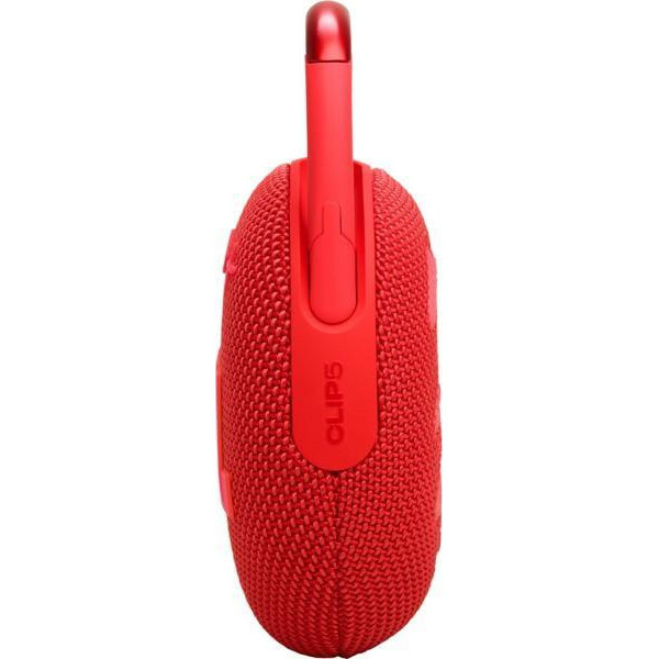 Портативна колонка JBL Clip 5 Red (JBLCLIP5RED)  Фото №5