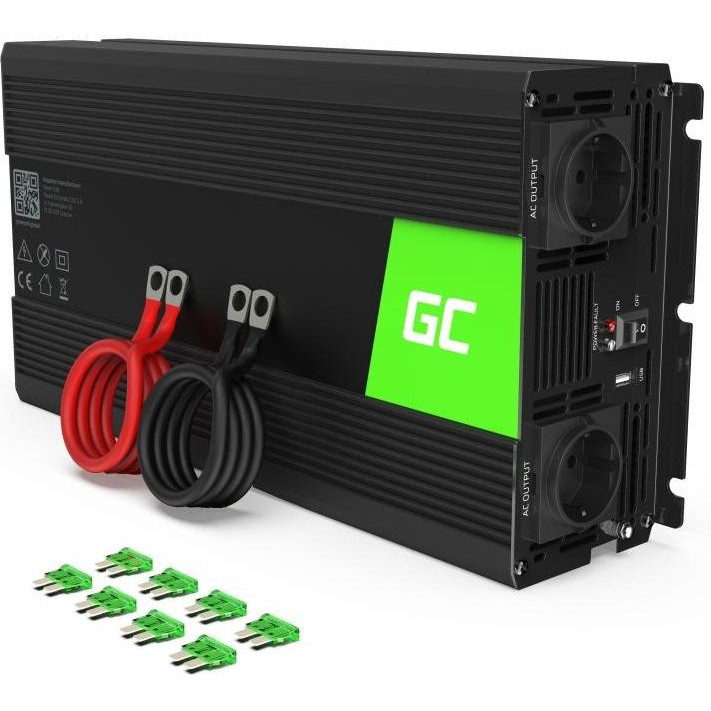 Преобразователь DC-AC Green Cell INV19 24V/230V 1500/3000W