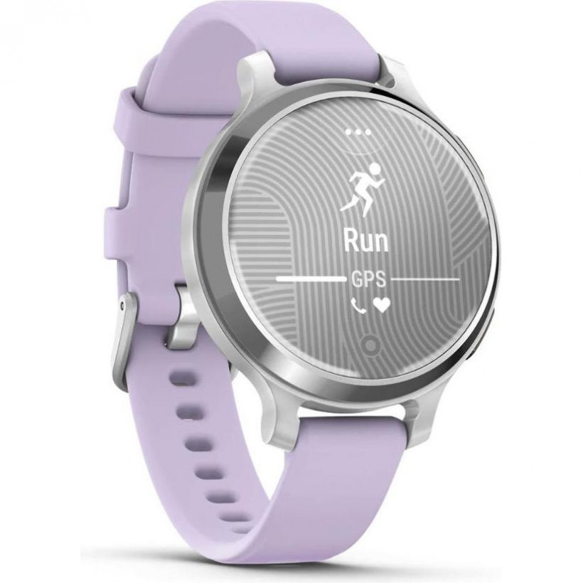 Смарт-часы Garmin Lily 2 Active Silver with Purple Jasmine Silicone Band (010-02891-01)  Фото №1