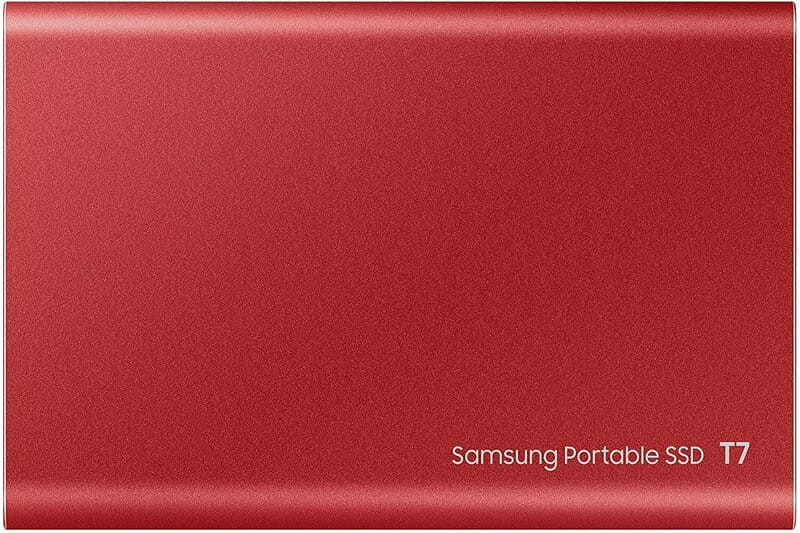 SSD накопичувач Samsung T7 500 GB Red (MU-PC500R/WW)  Фото №5