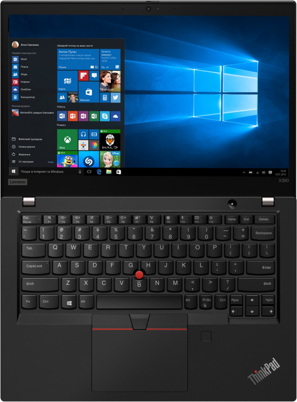 Ультрабук Lenovo ThinkPad X395 Black (20NL000HRT)  Фото №1