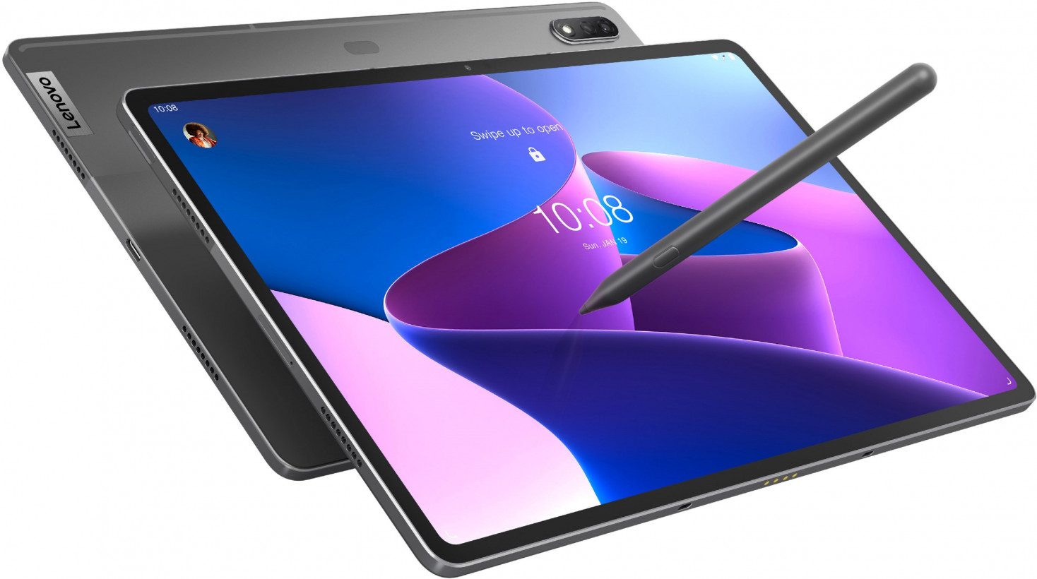 Планшет Lenovo Tab P12 Pro 8/256GB LTE Storm Grey + Pen  Фото №3