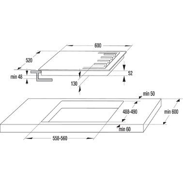 Варильна поверхня газова Gorenje GW6D41CLB  Фото №2