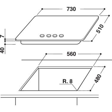 Варочная поверхность газовая Whirlpool AKW 7523/NB  Фото №0