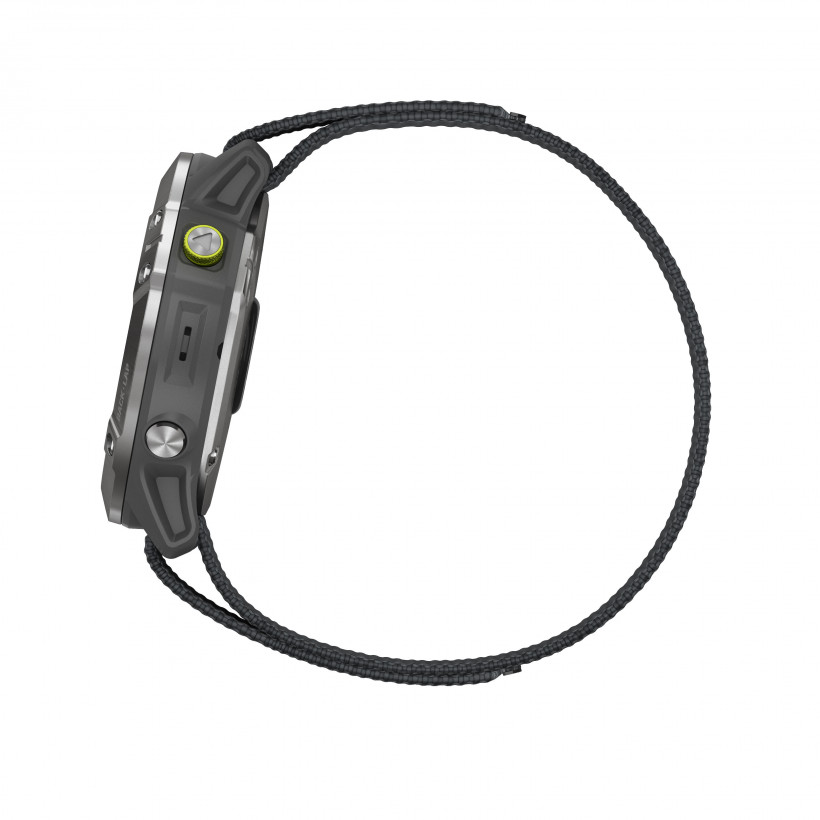 Смарт-часы Garmin Enduro Steel with Gray UltraFit Nylon Strap (010-02408-00/10)  Фото №5