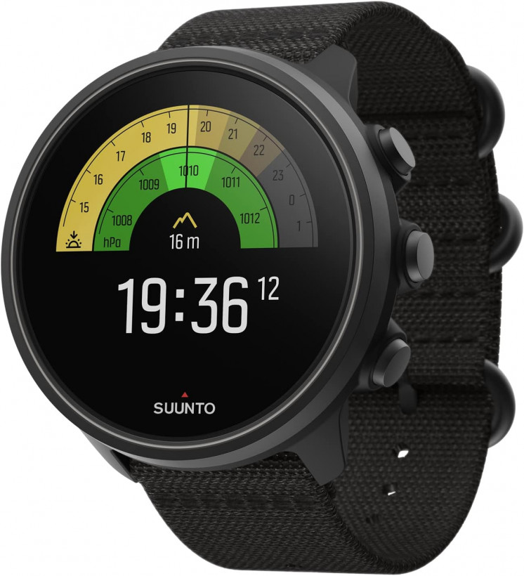 Спортивний годинник Suunto 9 Baro Charcoal Black Titanium (SS050564000)