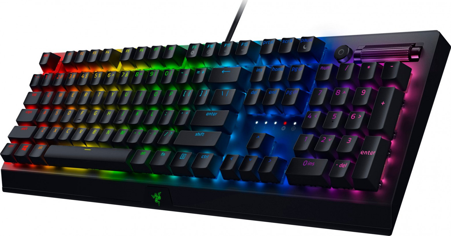 Клавіатура Razer BlackWidow V3 Razer Green Switch USB Black (RZ03-03540800-R3R1)  Фото №3