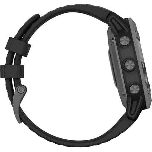 Смарт-часы Garmin Fenix 6 Pro Solar Edition Slate Gray With Black Band (010-02410-15/14)  Фото №5