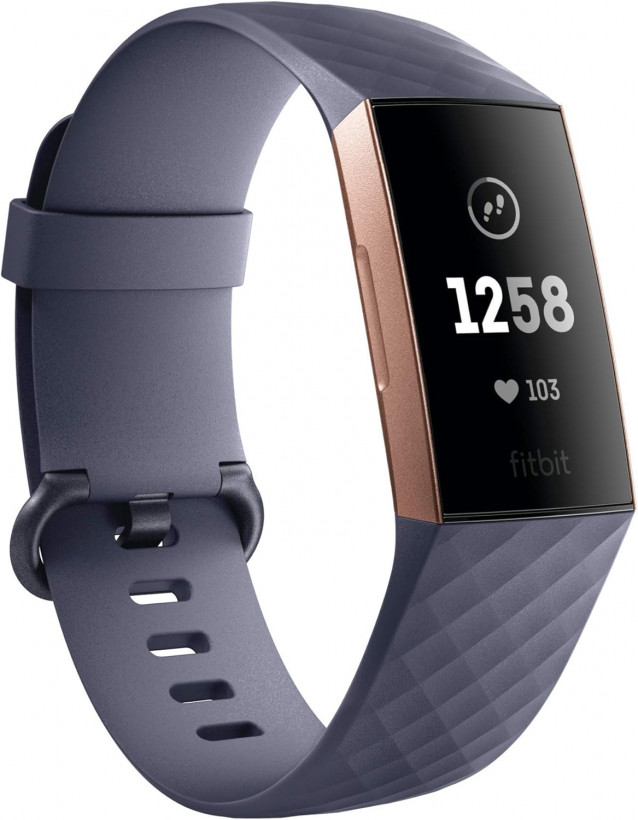 Фитнес-браслет Fitbit Charge 3 Rose Gold/Blue Gray FB409RGGY