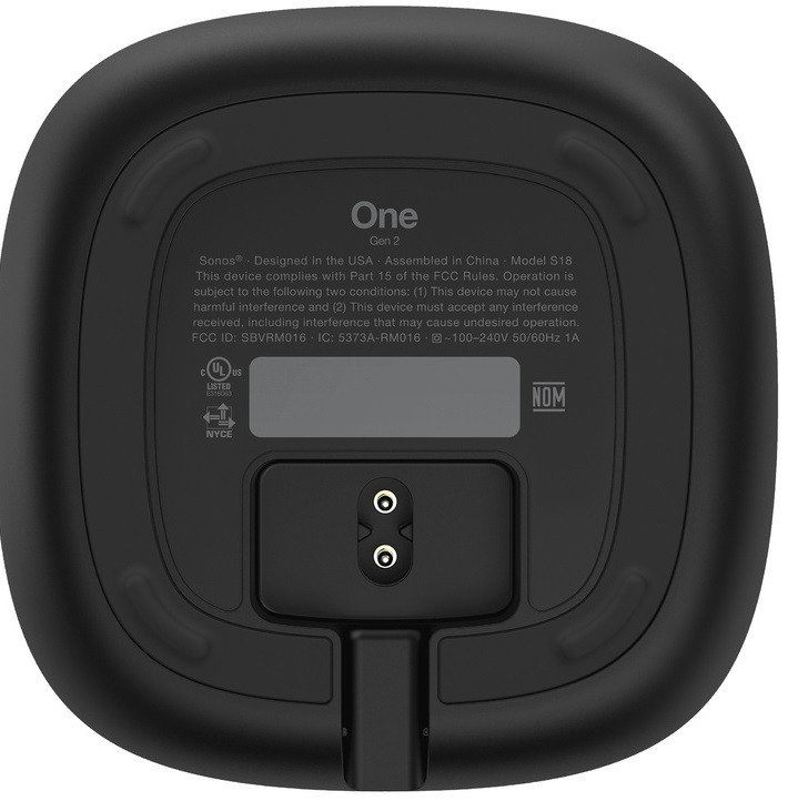 Акустика Sonos One (Gen2) Black (ONEG2EU1BLK)  Фото №4