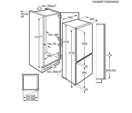 Холодильник с морозильной камерой Electrolux KNT1LF18S1  Фото №1