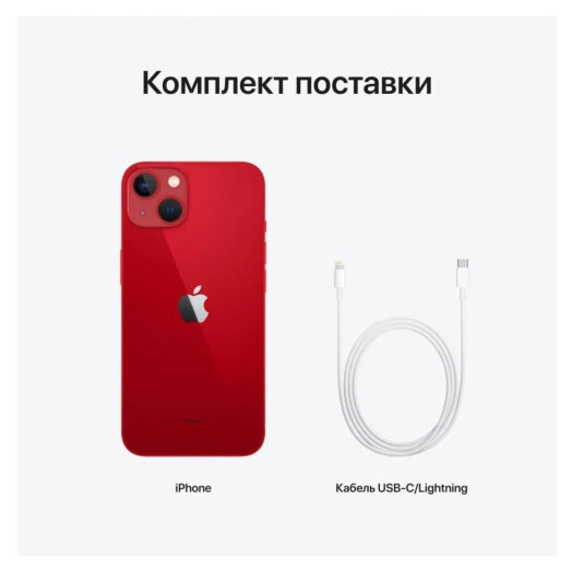 Смартфон Apple iPhone 13 mini 256GB PRODUCT RED (MLK83)  Фото №4