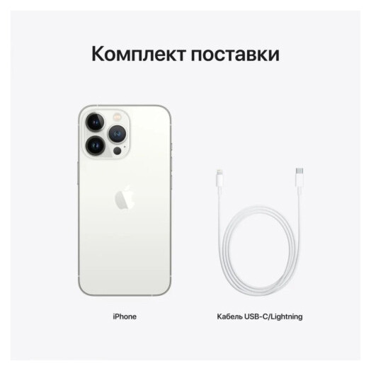 Смартфон Apple iPhone 13 Pro Max 128GB Silver (MLL73)  Фото №4