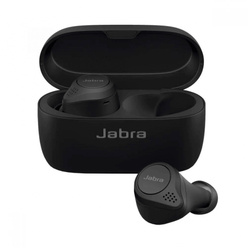 Наушники TWS (&quot;полностью беспроводные&quot;) JABRA Elite 75t Black (100-99090001-60)  Фото №0