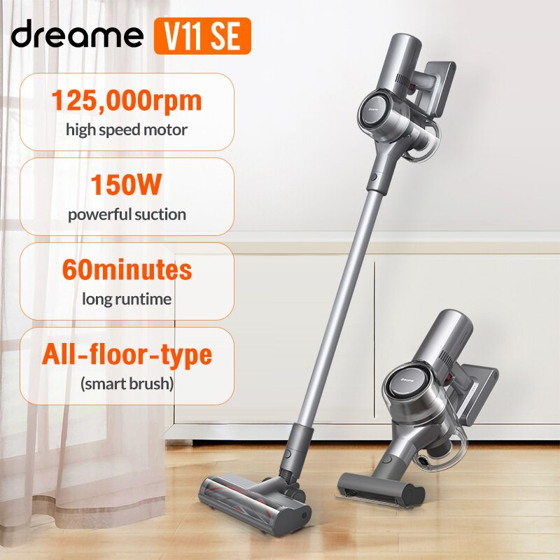 Вертикальний + ручний пилосос (2в1) Dreame Cordless Vacuum Cleaner V11 SE  Фото №0