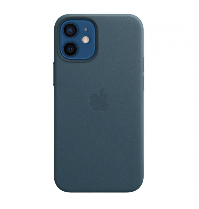 Чохол для смартфону Apple iPhone 12 mini Leather Case with MagSafe - Baltic Blue (MHK83)