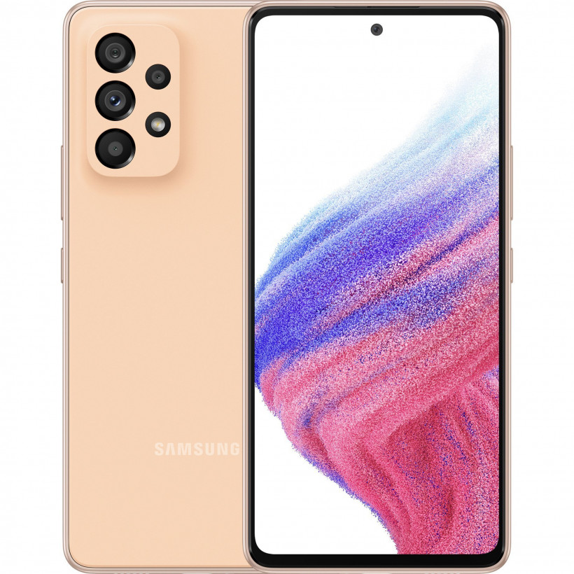 Смартфон Samsung Galaxy A53 5G 8/256GB Peach (SM-A536BZOL)