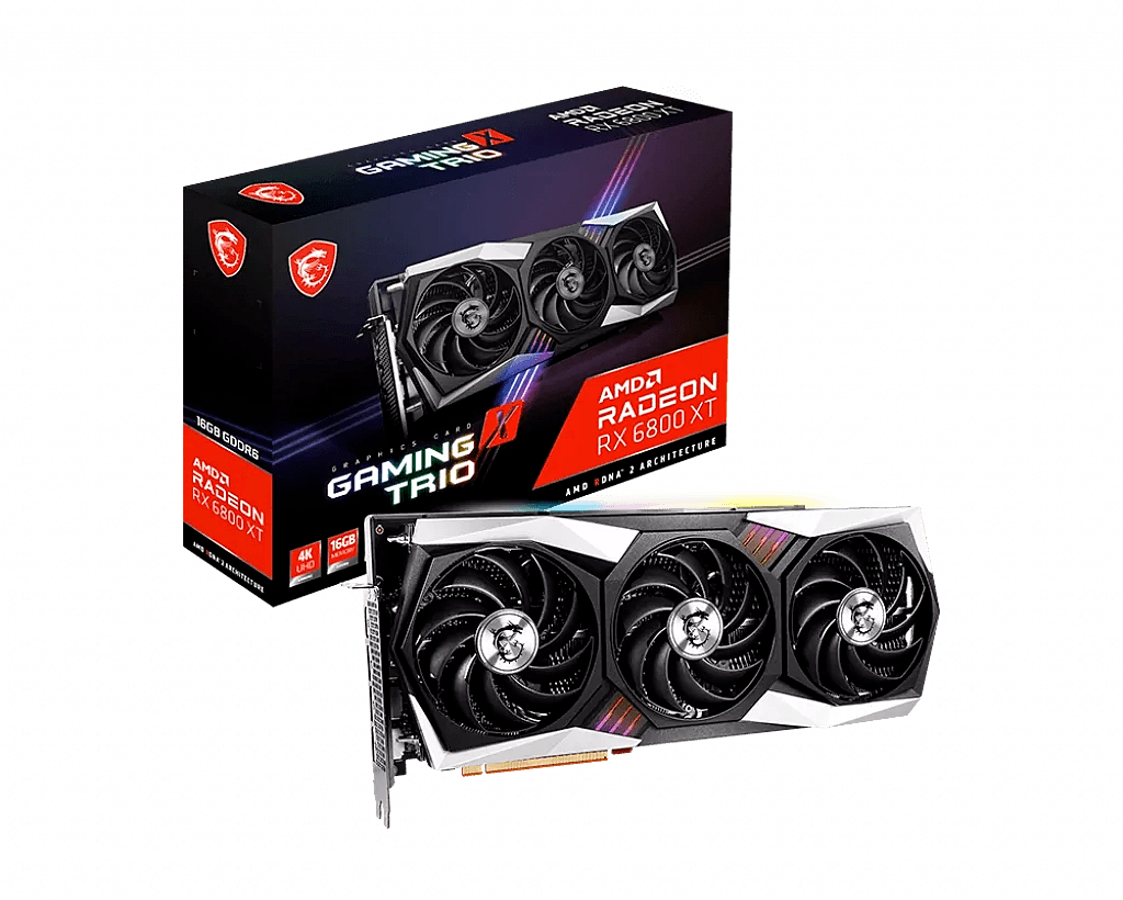 Відеокарта MSI Radeon RX 6800 XT GAMING X TRIO 16G