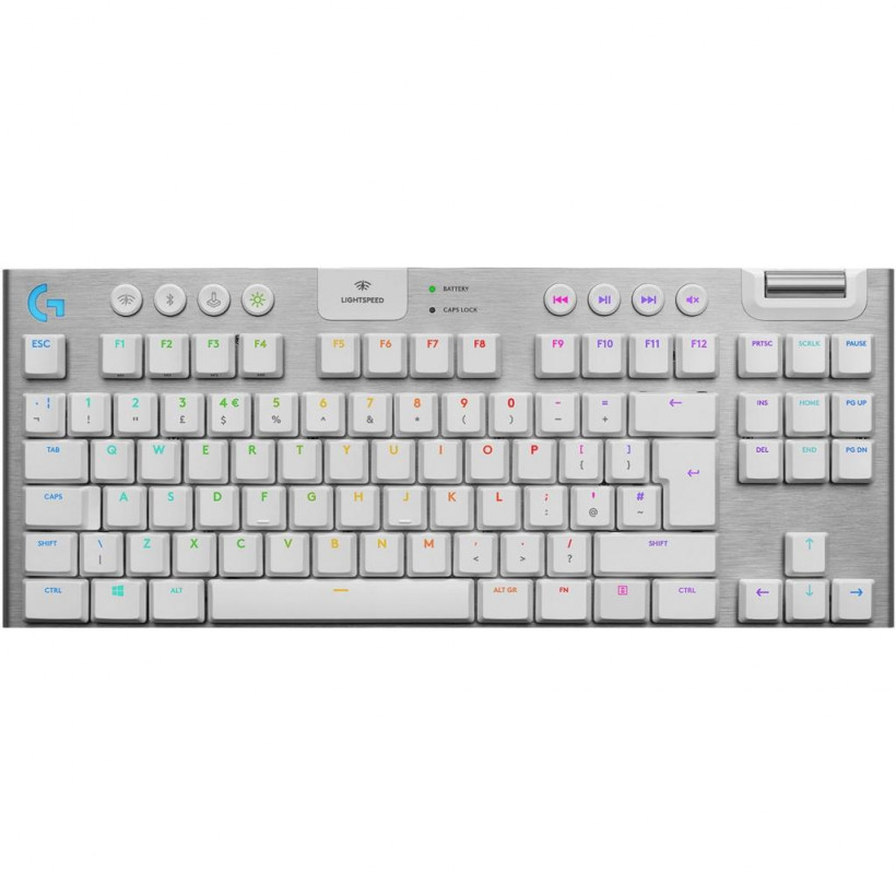 Клавіатура Logitech G915 Gaming TKL Tenkeyless Lightspeed Wireless RGB Mechanical White (920-009664)