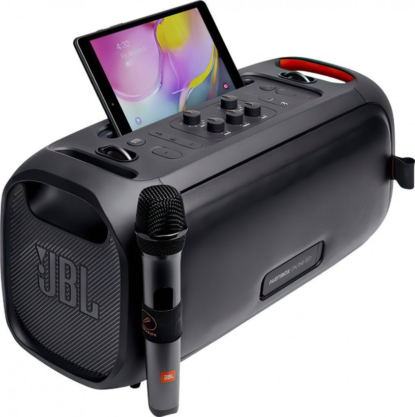 Портативные колонки JBL PartyBox On-The-Go Black (JBLPARTYBOXOTGEU)  Фото №6