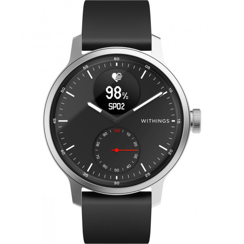 Смарт-годинник Withings ScanWatch 42mm Black  Фото №0