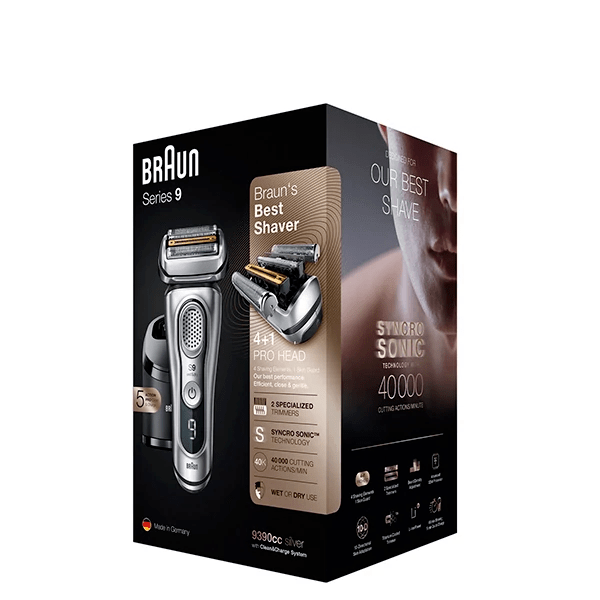 Электробритва мужская Braun Series 9 Wet&amp;Dry 9390cc  Фото №6