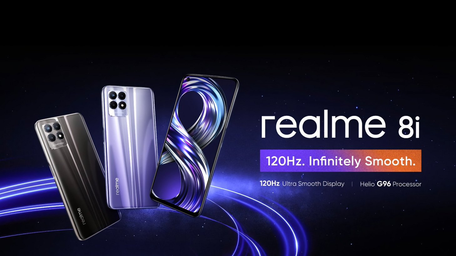 Смартфон realme 8i 4/64GB Stellar Purple  Фото №4