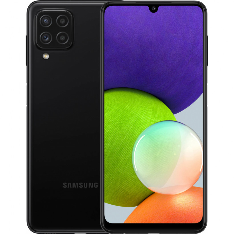 Смартфон Samsung Galaxy A22 4/128GB Black (SM-A225FZKG)