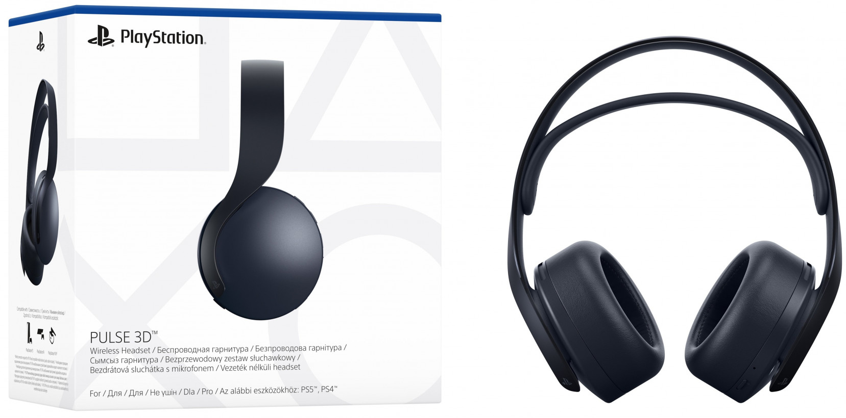 Навушники з мікрофоном Sony Pulse 3D Wireless Headset Midnight Black (9834090)  Фото №2