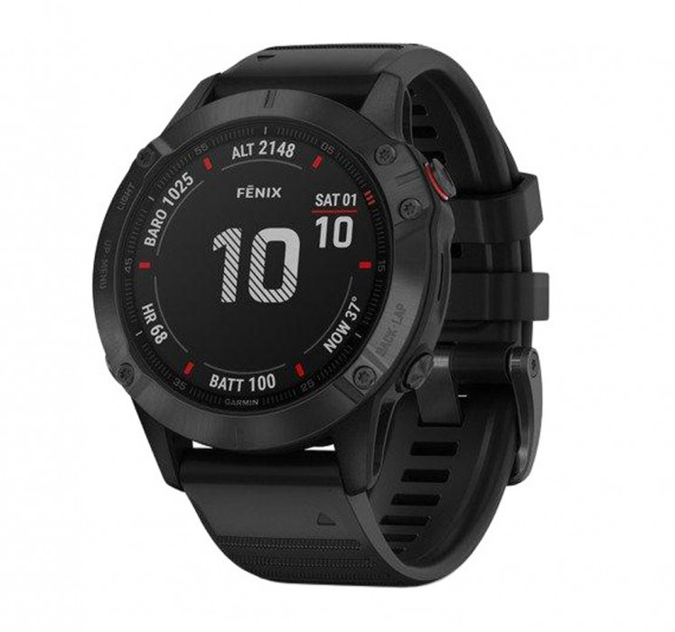 Спортивний годинник Garmin Fenix 6 Pro Black (010-02158-02/010-02158-01)