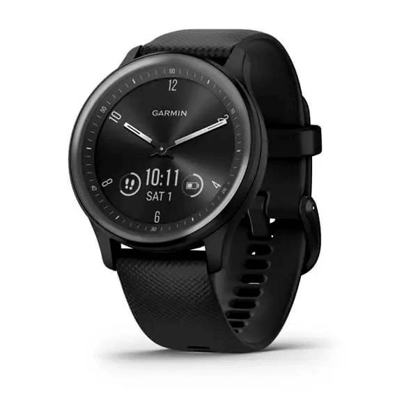 Смарт-часы Garmin Vivomove Sport Black Case and S. Band w. Slate Accents (010-02566-00)