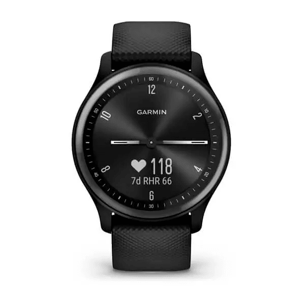 Смарт-часы Garmin Vivomove Sport Black Case and S. Band w. Slate Accents (010-02566-00)  Фото №5