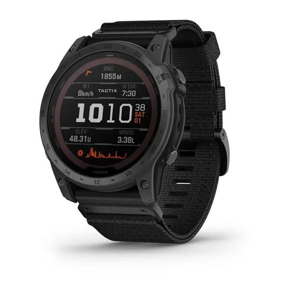 Смарт-часы Garmin Tactix 7 Pro Ballistics Edition S. Powered T. Watch w. Applied B. and Nylon Band (010-02704-20/21)