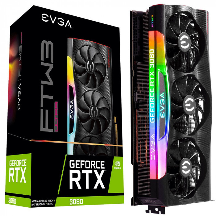 Відеокарта EVGA GeForce RTX 3080 Ti FTW3 ULTRA GAMING (12G-P5-3967-KR)  Фото №0